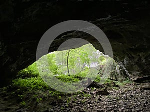 Cave Zagorska pec or Zagorska cave in Desmerice - Ogulin, Croatia / Å pilja Zagorska peÄ‡ ili Zagorska peÄ‡ina u Desmericama